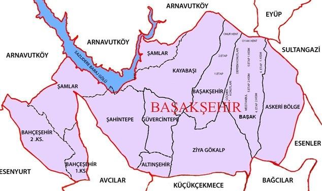 Başakşehir Haritası