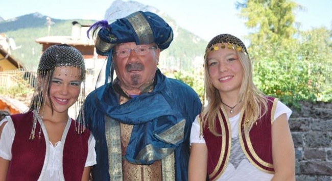 İtalya'daki hayranlık Moena'da Yeniçeri Türk anılıyor