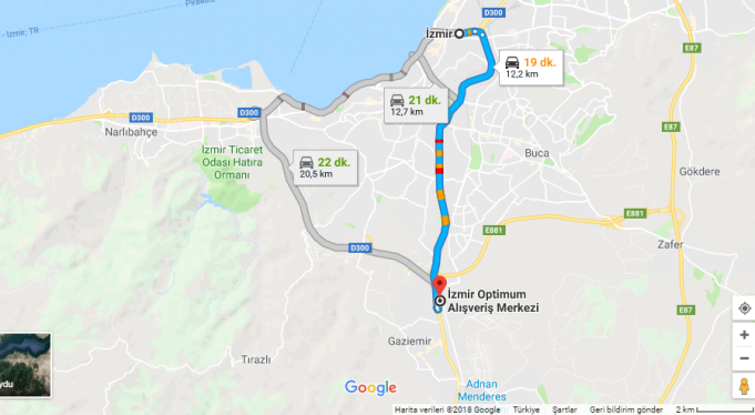 Optimum İzmir /Outlet Nerede, Nasıl Gidilir?