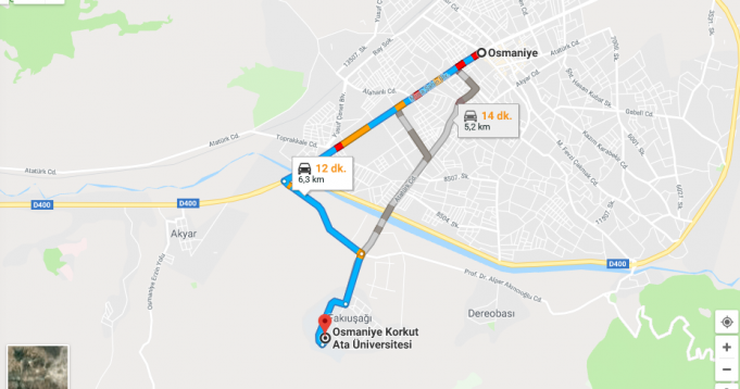 Osmaniye Korkut Ata Üniversitesi Nerede, Nasıl Gidilir?