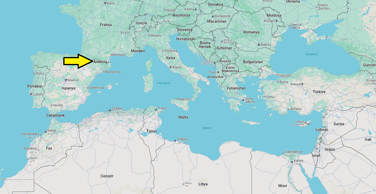 Andorra Hangi Kıtada?