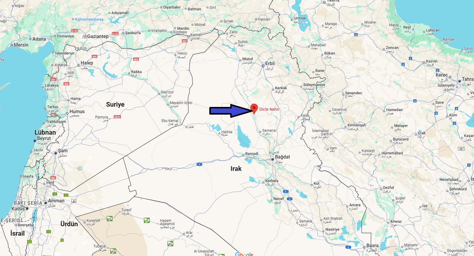 Dicle Nehri Nereden Geçiyor?