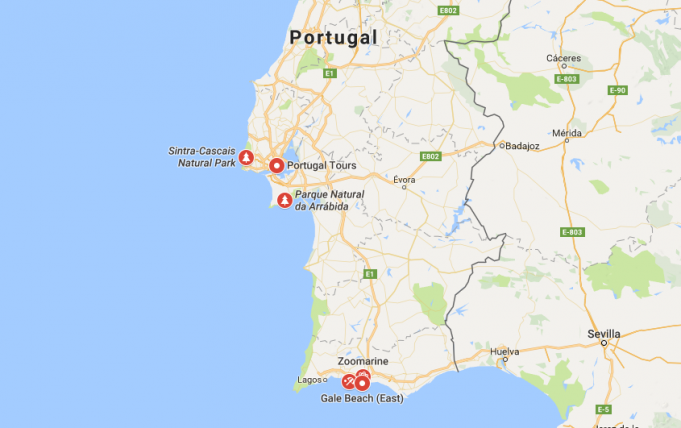 Portekiz'in Başkenti, Şehirleri ve Bölgeleri