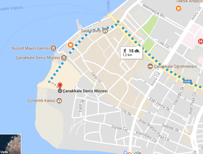 Çanakkale Deniz Müzesi Nerede, Nasıl Gidilir, Ziyaret Saatleri ve Giriş Ücreti
