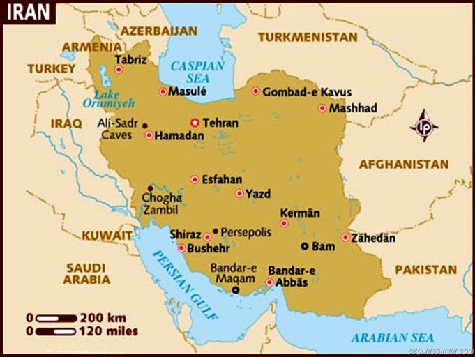 İran Başkenti, Şehirleri ve Bölgeleri