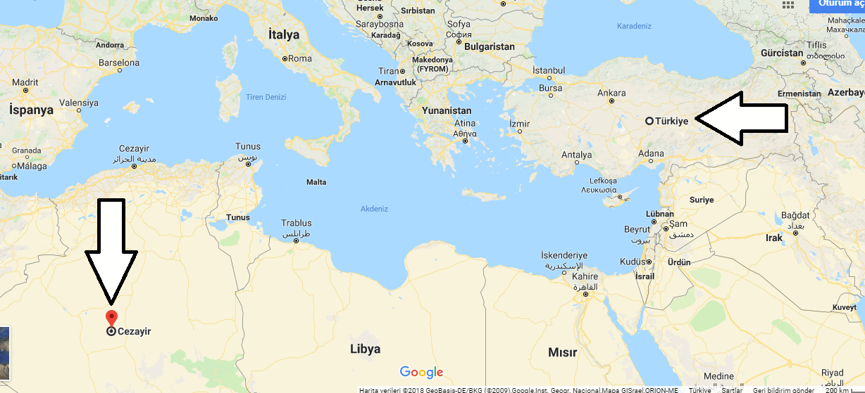 Cezayir Nerededir