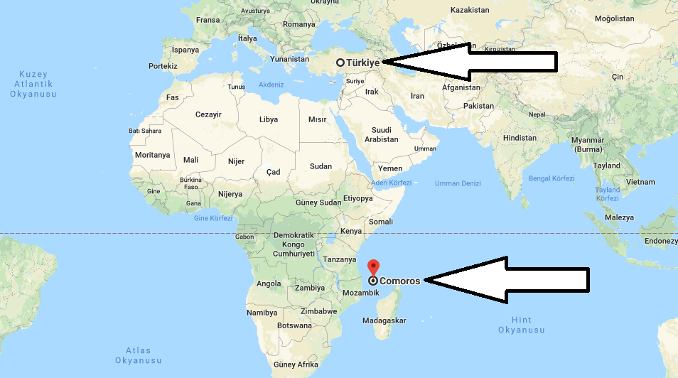 Komor Adaları Nerededir