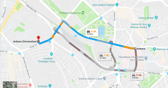 Ankara Üniversitesi Nerede, Nasıl Gidilir?