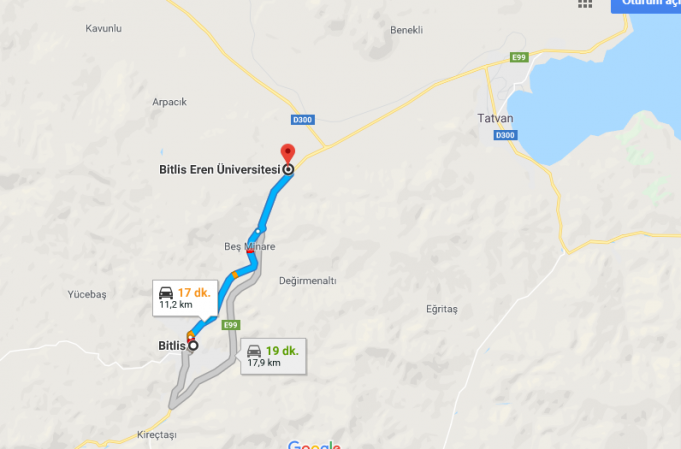 Bitlis Eren Üniversitesi Nerede, Nasıl Gidilir?