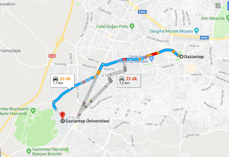 Gaziantep Üniversitesi Nerede, Nasıl Gidilir?