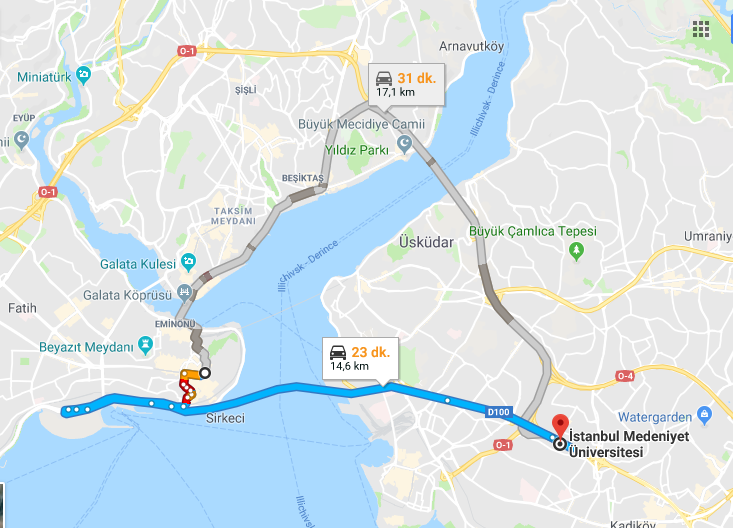 İstanbul Medeniyet Üniversitesi Nerede, Nasıl Gidilir?