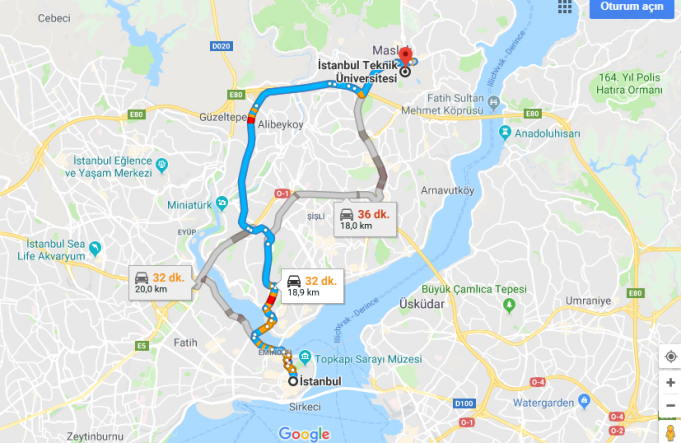 İstanbul Teknik Üniversitesi Nerede, Nasıl Gidilir?