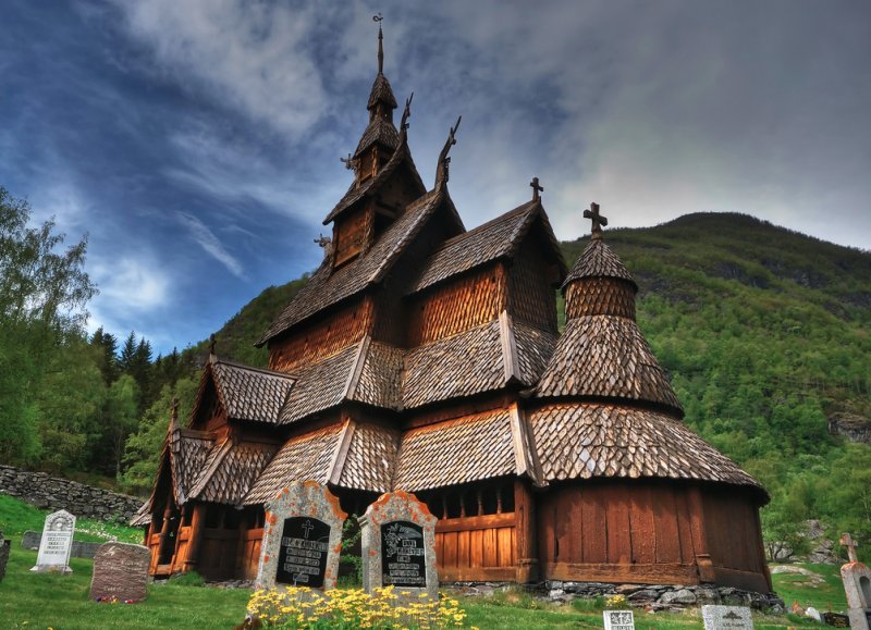 Borgund Stave Kilisesi-Norveç