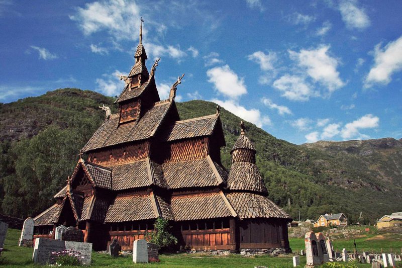 Borgund Stave Kilisesi-Norveç