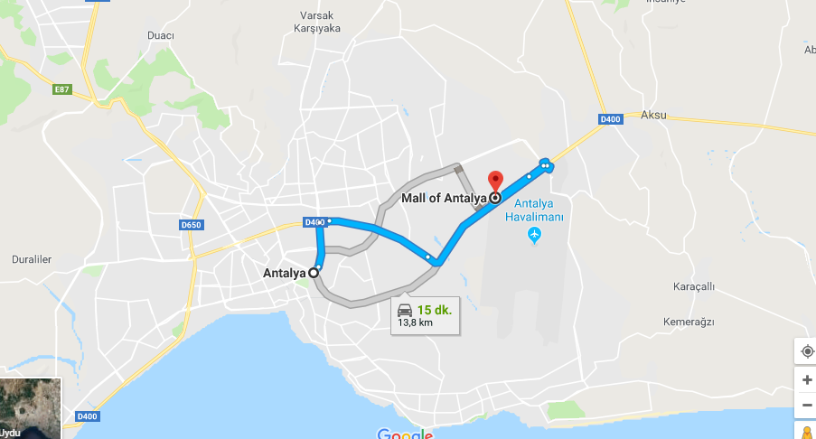 Mall of Antalya Nerede, Nasıl Gidilir?