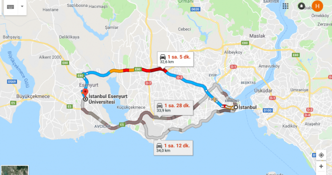İstanbul Esenyurt Üniversitesi Nerede Nasıl Gidilir?