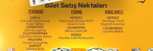 TrakyaFest Erikli Bilet Satış Noktaları