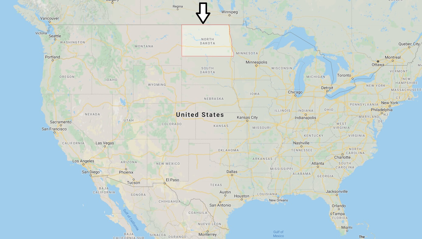 North Dakota Nerede, Hangi Ülkede?