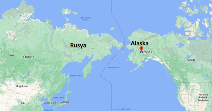 Rusya ve Alaska arasında seyahat