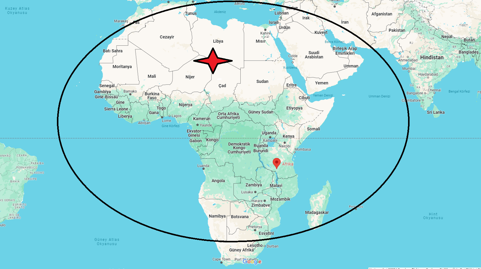 Afrika nerededir?