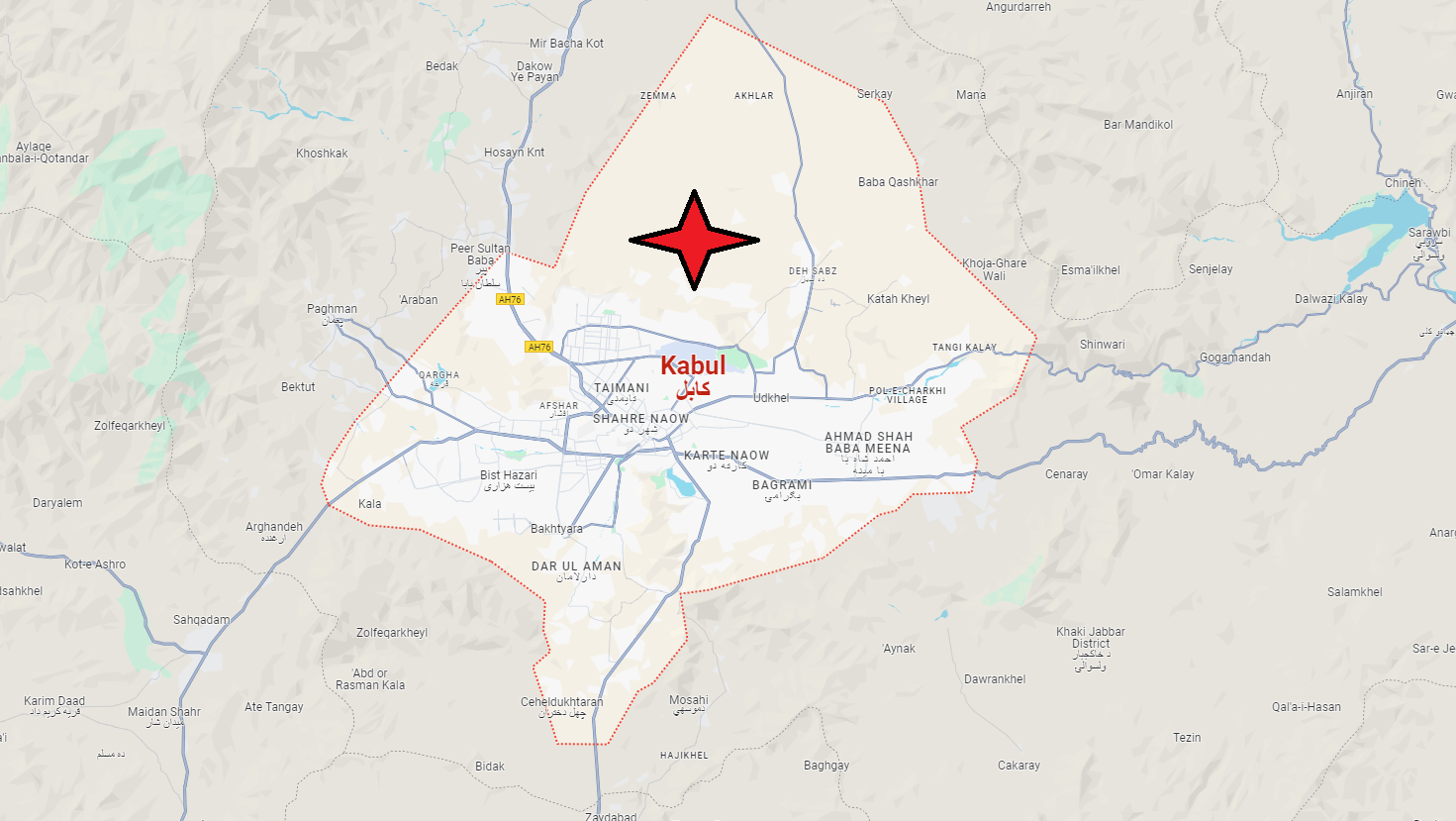 Kabul nerede